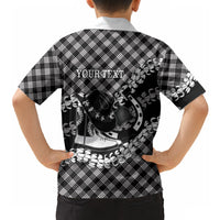 Eleele Hawaii Cowboy Palaka Motifs Personalised Hawaiian Shirt Paniolo Festival Puakenikeni Lei LT14 - Polynesian Pride