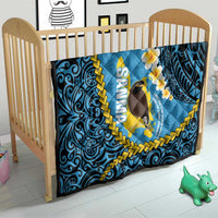 Sanma Province Quilt Vanuatu Pattern Myna Bird - Plumeria Flag Color LT14 - Polynesian Pride