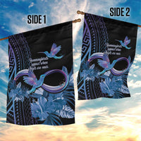 Polynesian Memorial Garden Flag Hummingbirds Appear When Angels Are Near LT14 - Polynesian Pride