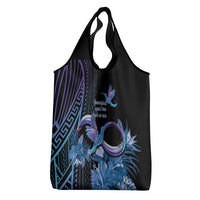 Polynesian Memorial Grocery Bag Hummingbirds Appear When Angels Are Near LT14 - Polynesian Pride