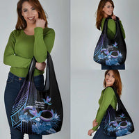 Polynesian Memorial Grocery Bag Hummingbirds Appear When Angels Are Near LT14 - Polynesian Pride