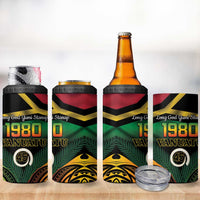 Vanuatu 1980 4 in 1 Can Cooler Tumbler Hapi 46 Yia Indipendens Anivesari LT14 - Polynesian Pride
