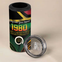 Vanuatu 1980 4 in 1 Can Cooler Tumbler Hapi 46 Yia Indipendens Anivesari LT14 - Polynesian Pride