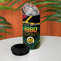 Vanuatu 1980 4 in 1 Can Cooler Tumbler Hapi 46 Yia Indipendens Anivesari LT14 - Polynesian Pride