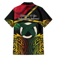 Vanuatu 1980 Family Matching Tank Maxi Dress and Hawaiian Shirt Hapi 46 Yia Indipendens Anivesari LT14 - Polynesian Pride