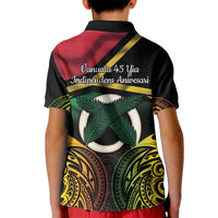 Vanuatu 1980 Kid Polo Shirt Hapi 46 Yia Indipendens Anivesari LT14 - Polynesian Pride