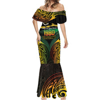 Vanuatu 1980 Mermaid Dress Hapi 46 Yia Indipendens Anivesari LT14 - Polynesian Pride