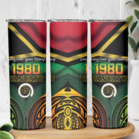 Vanuatu 1980 Skinny Tumbler Hapi 46 Yia Indipendens Anivesari LT14 - Polynesian Pride