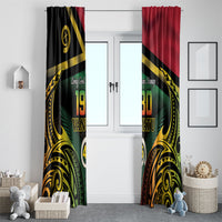 Vanuatu 1980 Window Curtain Hapi 46 Yia Indipendens Anivesari LT14 - Polynesian Pride