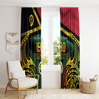 Vanuatu 1980 Window Curtain Hapi 46 Yia Indipendens Anivesari LT14 - Polynesian Pride