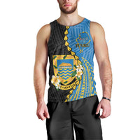 Tuvalu Independence Day Men Tank Top Manuia te tutokotasi o Tuvaluan Dolphin Tattoo