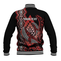 Aotearoa Iwi Ngapuhi Personalised Baseball Jacket NZ Maori Humpback Whale Taniko Motifs LT14 - Polynesian Pride