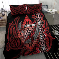 Aotearoa Iwi Ngapuhi Bedding Set NZ Maori Humpback Whale Taniko Motifs LT14 - Polynesian Pride