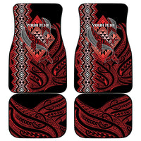 Aotearoa Iwi Ngapuhi Personalised Car Mats NZ Maori Humpback Whale Taniko Motifs LT14 - Polynesian Pride