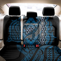 Aotearoa Iwi Ngati Porou Back Car Seat Cover NZ Maori Humpback Whale Taniko Motifs LT14 - Polynesian Pride