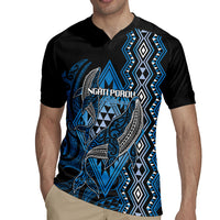 Aotearoa Iwi Ngati Porou Personalised Rugby Jersey NZ Maori Humpback Whale Taniko Motifs LT14 - Polynesian Pride