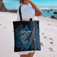 Aotearoa Iwi Ngati Porou Tote Bag NZ Maori Humpback Whale Taniko Motifs LT14 - Polynesian Pride