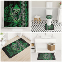 Aotearoa Iwi Ngai Tahu Bathroom Set NZ Maori Humpback Whale Taniko Motifs LT14 - Polynesian Pride