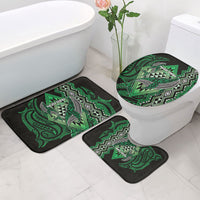 Aotearoa Iwi Ngai Tahu Bathroom Set NZ Maori Humpback Whale Taniko Motifs LT14 - Polynesian Pride