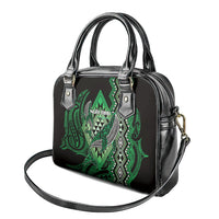 Aotearoa Iwi Ngai Tahu Shoulder Handbag NZ Maori Humpback Whale Taniko Motifs LT14 - Polynesian Pride