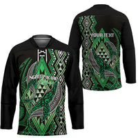 Aotearoa Iwi Ngati Pikiao Personalised Hockey Jersey NZ Maori Humpback Whale Taniko Motifs LT14 - Polynesian Pride