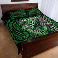 Aotearoa Iwi Ngati Pikiao Quilt Bed Set NZ Maori Humpback Whale Taniko Motifs LT14 - Polynesian Pride