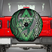 Aotearoa Iwi Ngati Pikiao Spare Tire Cover NZ Maori Humpback Whale Taniko Motifs LT14 - Polynesian Pride