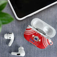 Samoa Rugby Custom AirPods Case Toa Samoa Pacific Sporty Red - Polynesian Pride