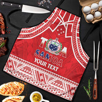 Samoa Rugby Custom Apron Toa Samoa Pacific Sporty Red - Polynesian Pride