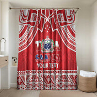 Samoa Rugby Custom Bathroom Set Toa Samoa Pacific Sporty Red - Polynesian Pride