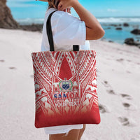 Toa Samoa Rugby Custom Tote Bag Samoa mo Samoa Polynesian Pacific Red - Polynesian Pride