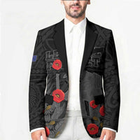Personalised New Zealand ANZAC Day Blazer Lest We Forget Soldier Memorial LT15 - Polynesian Pride