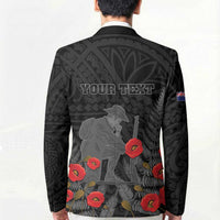 Personalised New Zealand ANZAC Day Blazer Lest We Forget Soldier Memorial LT15 - Polynesian Pride