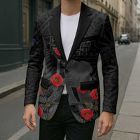 Personalised New Zealand ANZAC Day Blazer Lest We Forget Soldier Memorial LT15 - Polynesian Pride