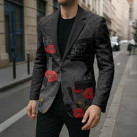 Personalised New Zealand ANZAC Day Blazer Lest We Forget Soldier Memorial LT15 - Polynesian Pride