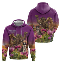 ANZAC Day Hoodie Lest We Forget The Animals Of War LT15 - Polynesian Pride