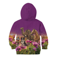 ANZAC Day Kid Hoodie Lest We Forget The Animals Of War LT15 - Polynesian Pride