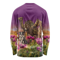 ANZAC Day Long Sleeve Shirt Lest We Forget The Animals Of War LT15 - Polynesian Pride