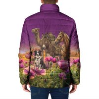 ANZAC Day Padded Jacket Lest We Forget The Animals Of War LT15 - Polynesian Pride