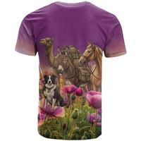 ANZAC Day T Shirt Lest We Forget The Animals Of War LT15 - Polynesian Pride