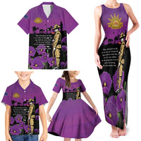 ANZAC Soldier and War Animals Family Matching Tank Maxi Dress and Hawaiian Shirt We Will Remember Them