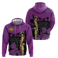 ANZAC Soldier and War Animals Hoodie We Will Remember Them LT15 - Polynesian Pride