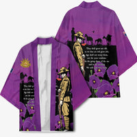 ANZAC Soldier and War Animals Kimono We Will Remember Them LT15 - Polynesian Pride