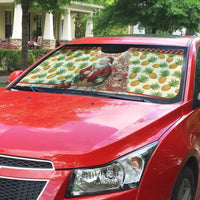 Hawaiian Santa Aloha Pineapple Christmas Auto Sun Shade Mele Kalikimaka LT15 - Polynesian Pride