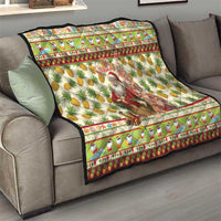 Hawaiian Santa Aloha Pineapple Christmas Quilt Mele Kalikimaka LT15 - Polynesian Pride