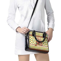Hawaiian Santa Aloha Pineapple Christmas Shoulder Handbag Mele Kalikimaka LT15 - Polynesian Pride