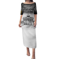 Personalized Germany Berlin Wall Family Matching Puletasi and Hawaiian Shirt Tag der Deutschen Einheit