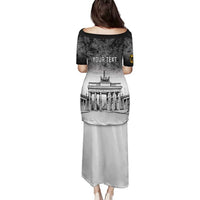 Personalized Germany Berlin Wall Family Matching Puletasi and Hawaiian Shirt Tag der Deutschen Einheit