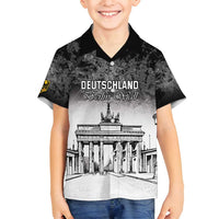Personalized Germany Berlin Wall Family Matching Puletasi and Hawaiian Shirt Tag der Deutschen Einheit