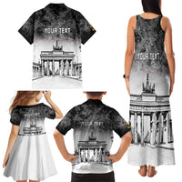 Personalized Germany Berlin Wall Family Matching Tank Maxi Dress and Hawaiian Shirt Tag der Deutschen Einheit